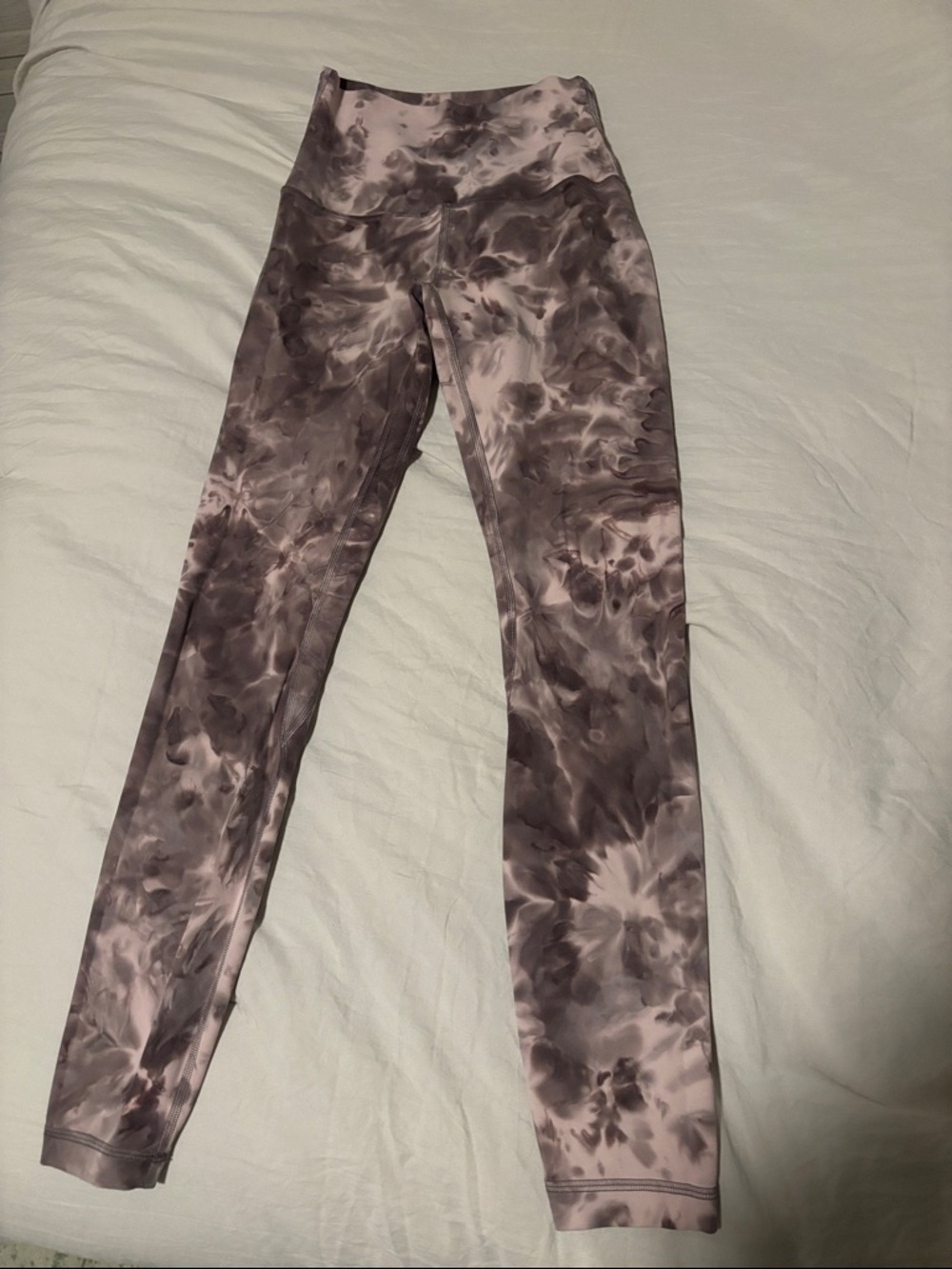lululemon athletica Mauve Tie-Dye High-Rise Align Leggings